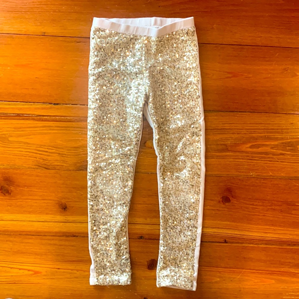 Joyfolie Gold Sequin Pants